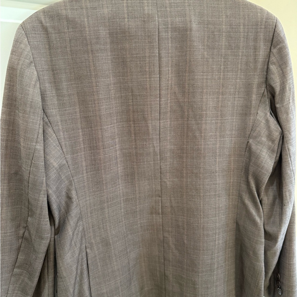 RJ Classics Prestige Equestrian Show coat ladies 12 R brown plaid shades - Picture 11 of 15